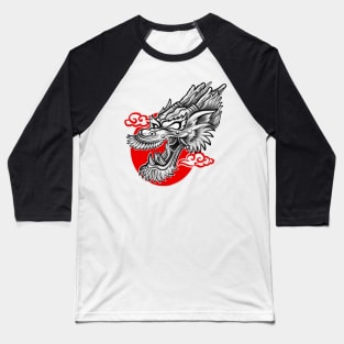 Chinese Dragon Tattoo Art Baseball T-Shirt